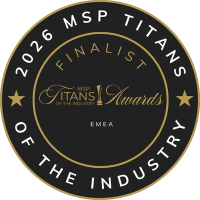 2026 MSP Titans of the Industry EMEA Finalist badge