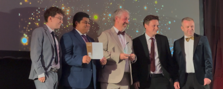 PS Tech accepting Customer Service Award at the Uckfield Business Awards 2026